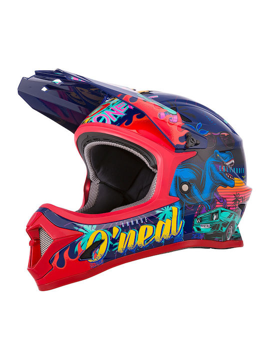 O'Neal Sonus Παιδικό Κράνος Full Face για Ποδήλατο Βουνού / Downhill Rex Μulticolor O'Neal Sonus Παιδικό Κράνος Full Face για Ποδήλατο Βουνού / Downhill Rex Μulticolor
