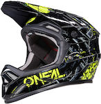 O'neal Backflip Zombie Full Face Mountain / Downhill Bicycle Helmet Black/Neon Yellow