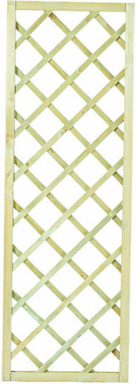 Garden Trellis (12x12) Made of Wood with Rhombus Grid Design in Beige Colour 60x180cm