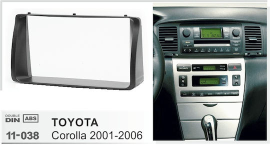 Compotech Πρόσοψη 1 Din / 2 Din για Toyota Corolla 2003-2007