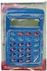 Justnote Calculator Pocket 8 Digits in Blue Col...