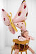 Balloon Foil Jumbo Pink Butterfly 120cm