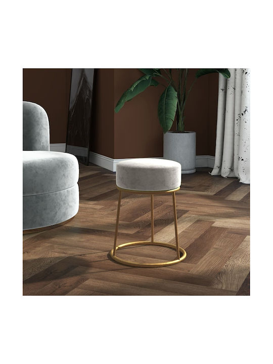 Stool For Living Room Upholstered with Velvet L...