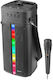 Tracer Σύστημα Karaoke με Ενσύρματo Μικρόφωνo Rocket V2 σε Μαύρο Χρώμα
