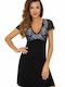 Donna Summer Women's Nightdress Black