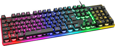 Deltaco GAM-021 Gaming Πληκτρολόγιο με RGB φωτισμό (Αγγλικό UK)