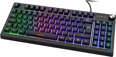 Deltaco DK230 Gaming Tastatură Fără cheie cu iluminare RGB (Engleză UK)