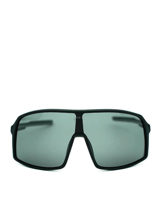 Moscow Mule Super Ultra Men's Sunglasses with Black Plastic Frame and Gray Polarized Lens MM/3034/1