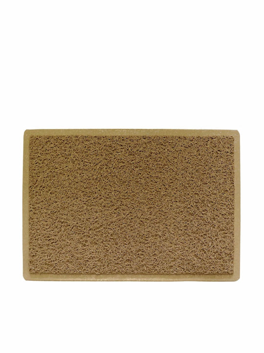 Eurofil Carpet with Non-Slip Underside Doormat Luxor Gold 40x60εκ. 12mm Thickness