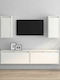Wohnzimmer TV-Einheit Weiß L160xB30xH95cm