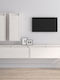 Wohnzimmer TV-Einheit Weiß L200xB30xH115cm