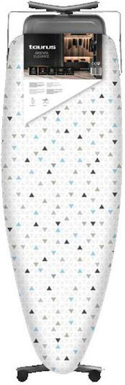 Taurus Argenta Elegance Ironing Board For Boiler System Foldable White 130x47cm