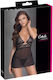 Cottelli Collection Set Sexy Babydoll Babydoll-Ring Schwarz