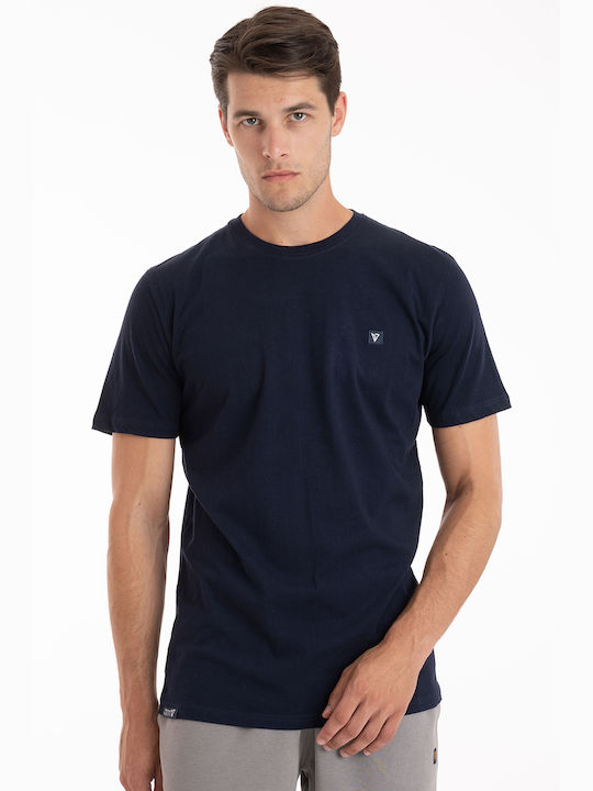 Magnetic North T-shirt Bărbătesc cu Mânecă Scurtă Albastru marin