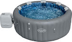 Lay-Z-Spa Santorini Hydrojet Pro Swimming Pool Inflatable Jacuzzi 216x216x80cm