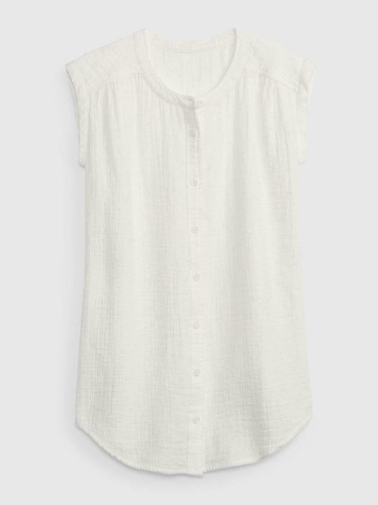 GAP Kids Dress Sleeveless White