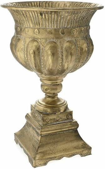 Iliadis Βάζο Μεταλλικό Antique Amphora