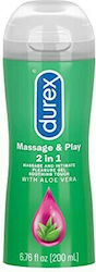 Durex Massage & Play 2 In 1 With Aloe Vera Κολπικό Λιπαντικό Gel 200ml