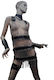 BDSM Women's Dress with Chains Black