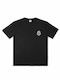 The Dudes Herren T-Shirt Kurzarm Schwarz