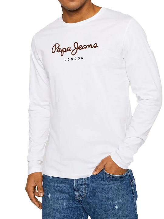 Pepe Jeans Eggo Herrenbluse Langarm Weiße