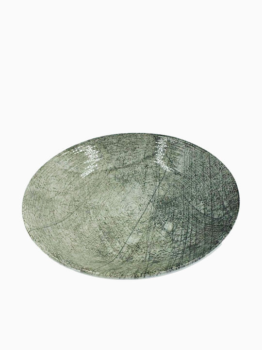 Marva Grey Πιάτο Βαθύ Κεραμικό Γκρι με Διάμετρο 21.5cm