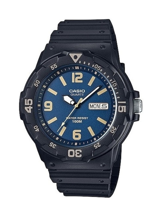 Casio Men's Watch 44mm Battery with Black Rubbe...