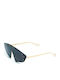 Olympus Sunglasses Charivdi Men's Sunglasses with Black Plastic Frame and Black Lens 01-053