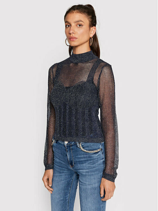 Guess Μπλούζα Navy Μπλε