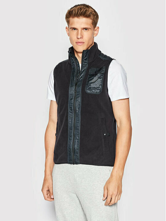 Ärmellos Sportjacke Schwarz