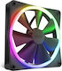 NZXT F140 RGB Case Fan με Σύνδεση 4-Pin PWM