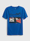 Kids' T-shirt Blue Graphic
