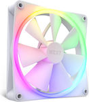 NZXT F140 RGB Gehäuselüfter mit Verbindung 4-Pin PWM 1Stück Weiß