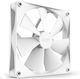 NZXT F140P Case Fan με Λευκό Φωτισμό και Σύνδεση 4-Pin PWM Λευκό