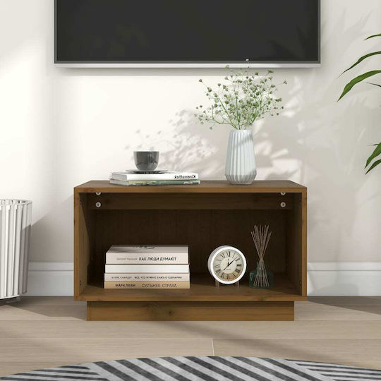 TV-Ständer Bodenstehend Braun Meliert 60x35x37cm TV-Ständer Bodenstehend Braun Meliert 60x35x37cm