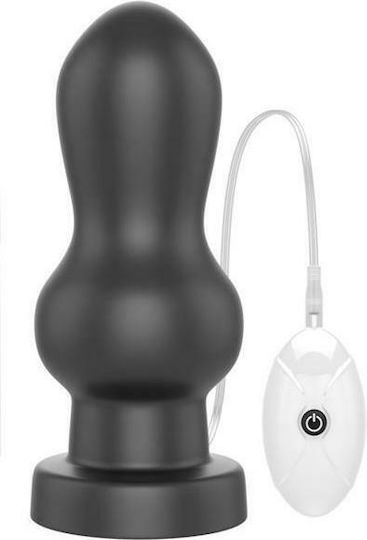 Lovetoy Πρωκτική Σφήνα με Δόνηση Μαύρη 18cm
