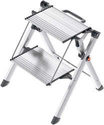 Hailo MK80 Comfortline Σκάλα Αλουμινίου με 2x2 Σκαλοπάτια 45εκ.