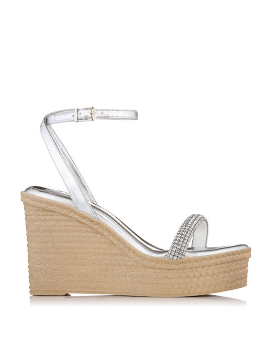 TOMAS Gracie Platform Strass Silver