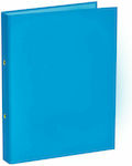 Typotrust Clipboard with 2 Rings for Paper B5 Light Blue 1pcs