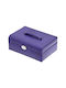 Davidts Jewellery Box Purple 30.5x21.5x12cm