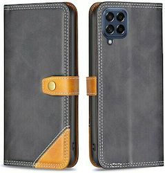 Binfen Binfen Color Leather Series Black Galaxy M53 5G