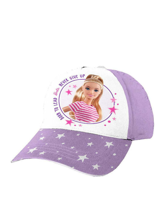 Diakakis Kids' Hat Jockey Fabric Barbie Purple