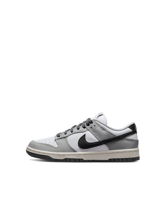 Nike Dunk Γυναικεία Sneakers White / Light Smoke Grey / Black