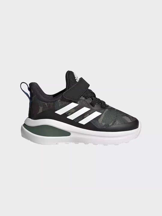 Adidas Αθλητικά Παιδικά Παπούτσια Running FortaRun EL I Core Black / Cloud White / Green Oxide