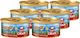 Premium Classic Soft Cream Wet Food for Cats in Cans with Lobster and Tuna 6x50gr
