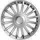 Versaco Auto Radkappen Set Crystal 1Stück 15" Silber