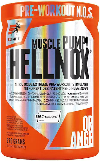 Extrifit Muscle Pump Hellnox Special Food Supplement 620gr Orange