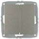 Mono Electric Recessed Wall Switch Lighting Two-Way without Frame Gray
