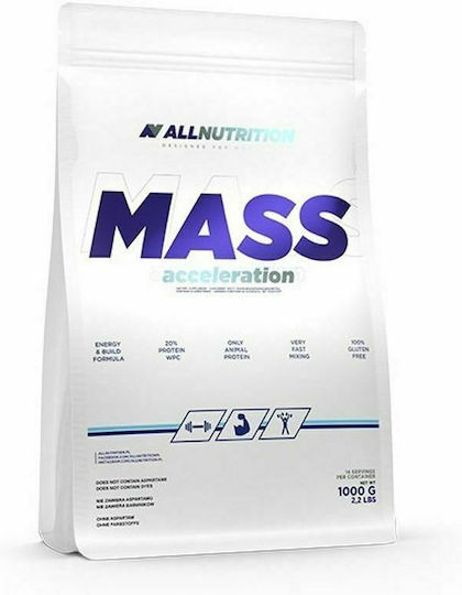 Mass Acceleration Протеин Суроватъчен без глутен с Вкус Ванилия 1kg