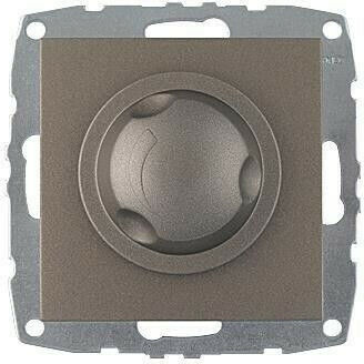 Mono Electric Recessed Universal Front Dimmer Switch Rotary 300W Bronze 500-002305179